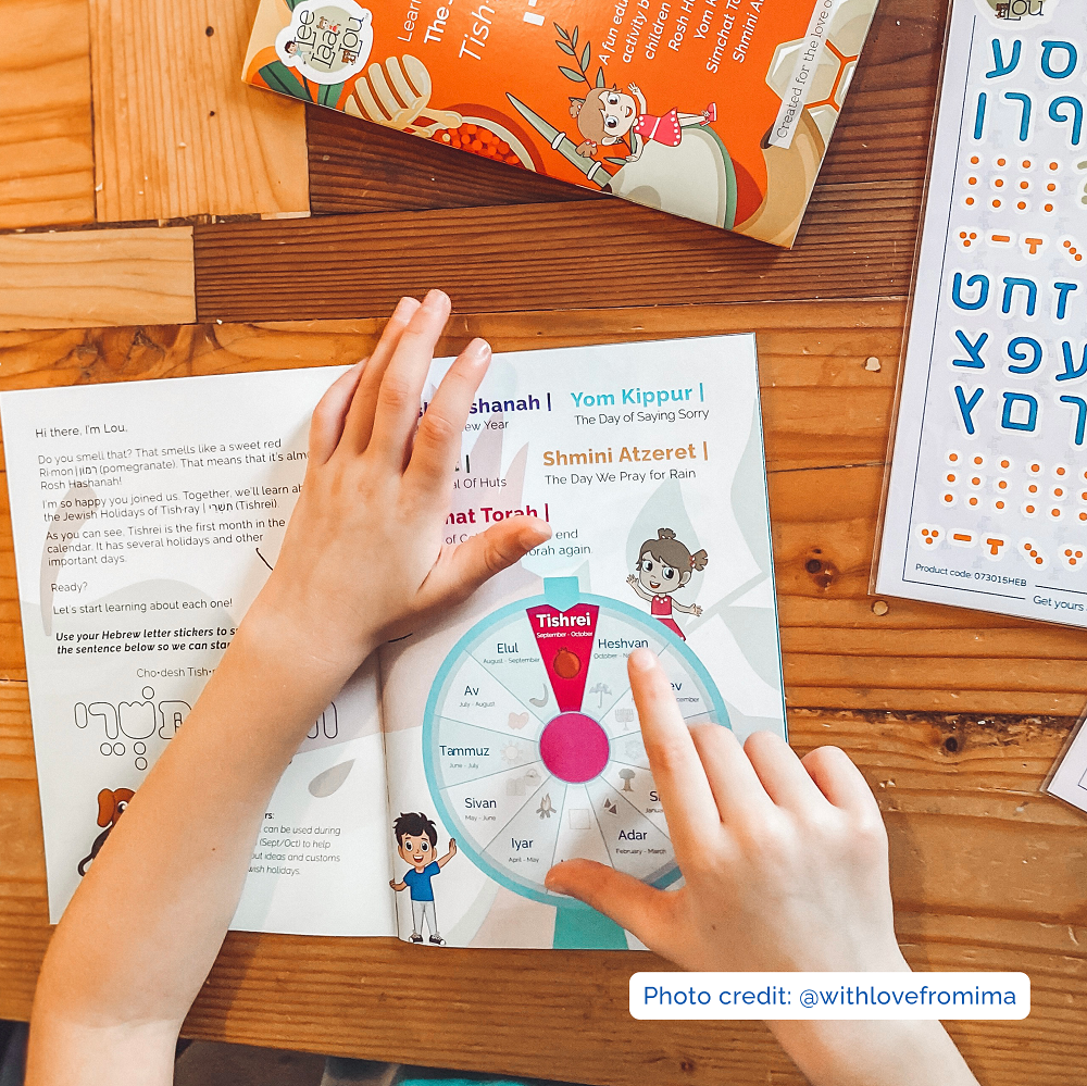 The Jewish Holidays of Tishrei Sticker Activity Bundle