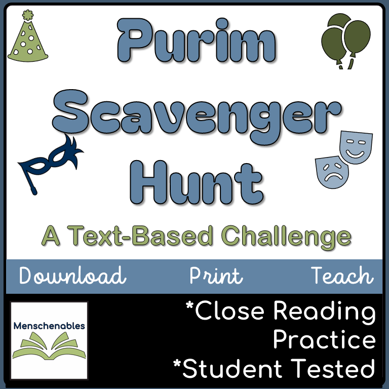 Purim Scavenger Hunt: A text-Based Challenge - 1