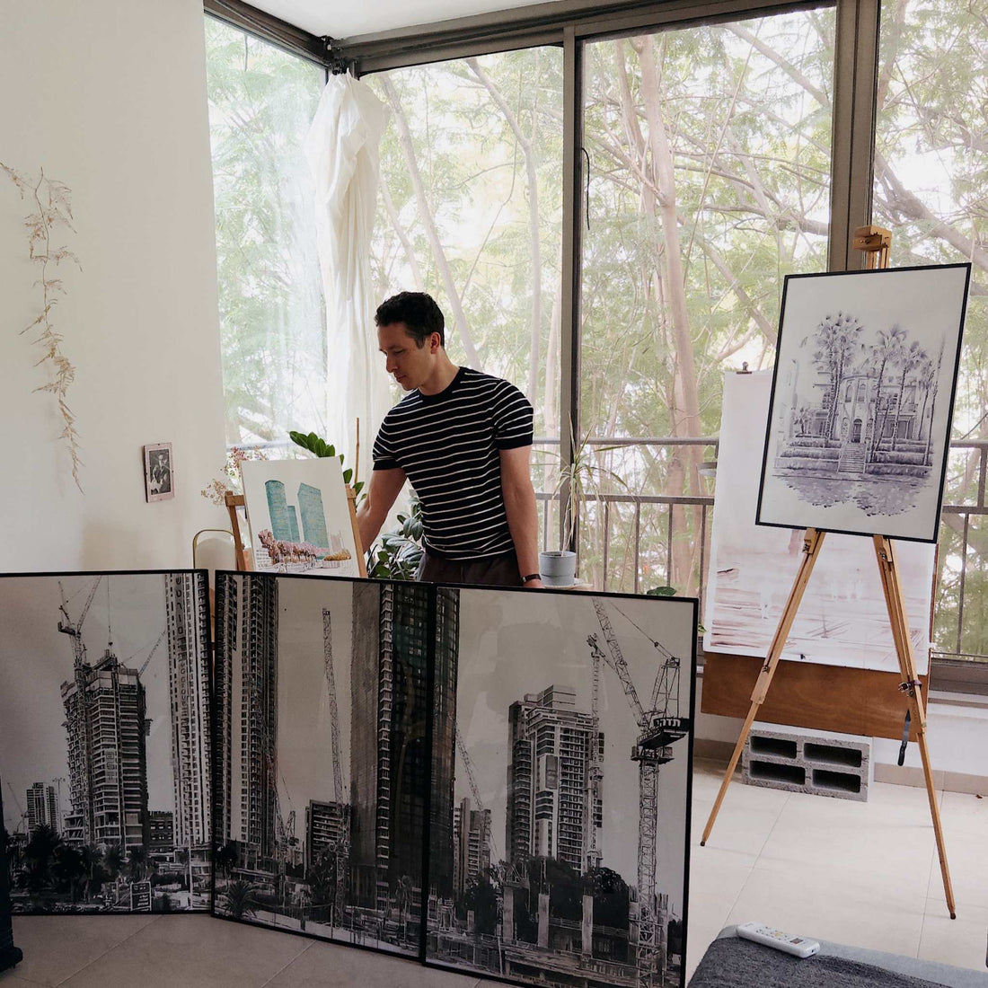 Azrieli Tower Framed TLV Print | Vitsky