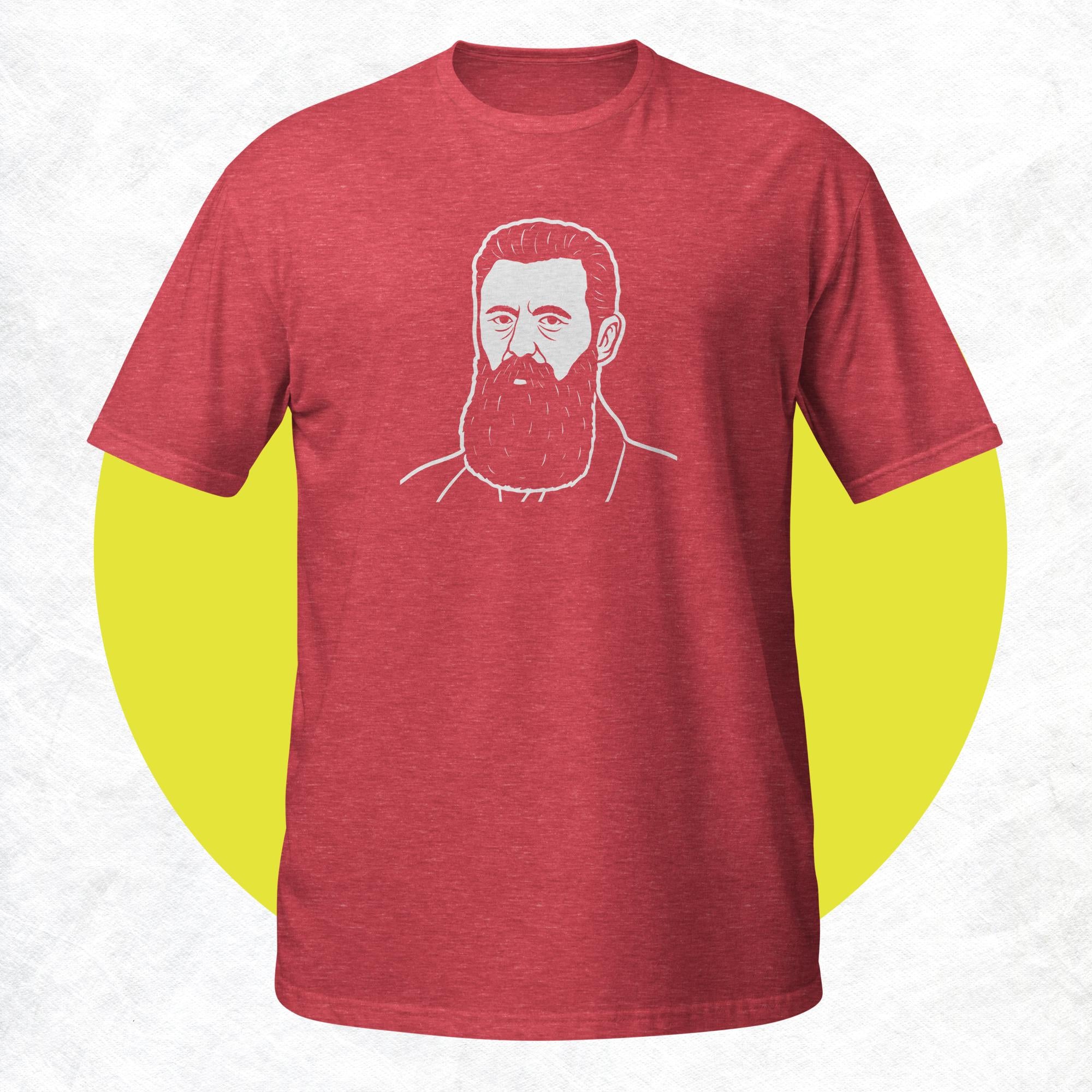The toe Hohenzollern Twist Shirt 新品 Theodor Herzl T-Shirt – Dream Big, Think Bold – Lee Laa Lou