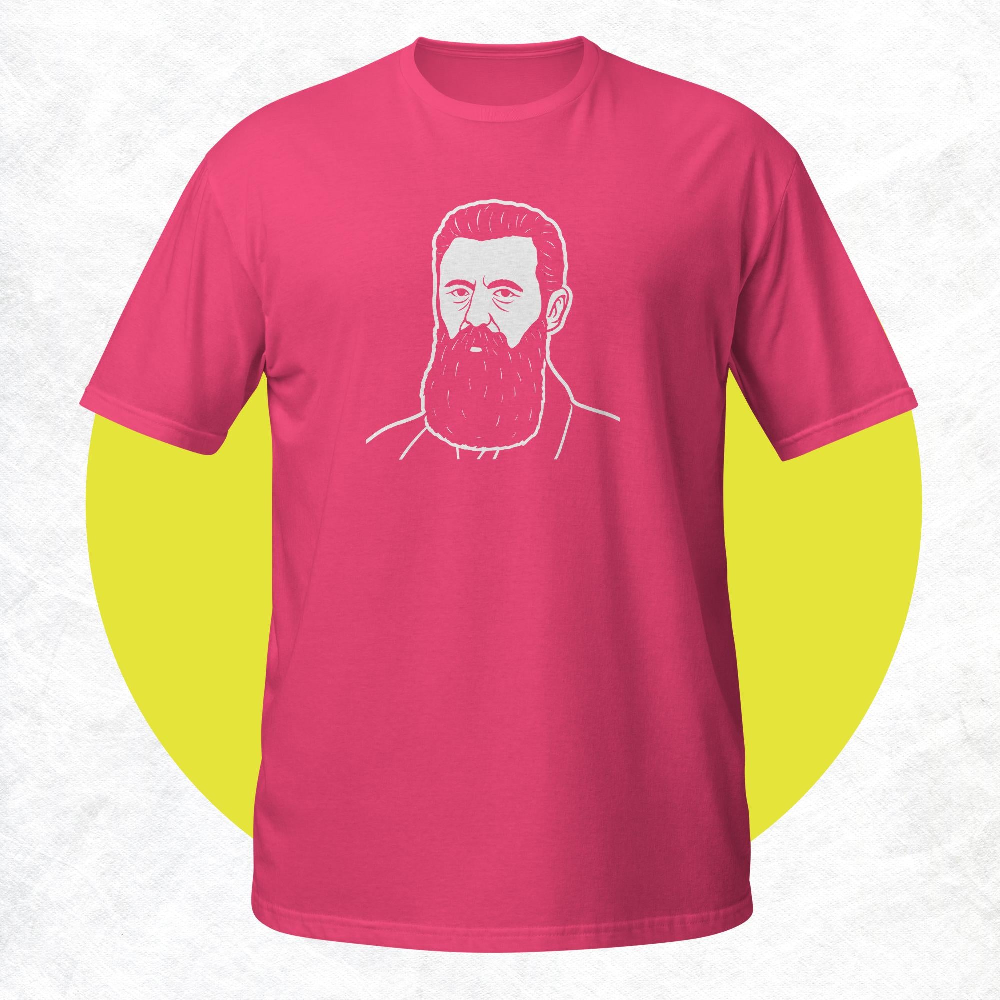 Joe Labero Illusions Tシャツ サイズ14 Theodor Herzl T-Shirt – Dream Big, Think Bold – Lee Laa Lou