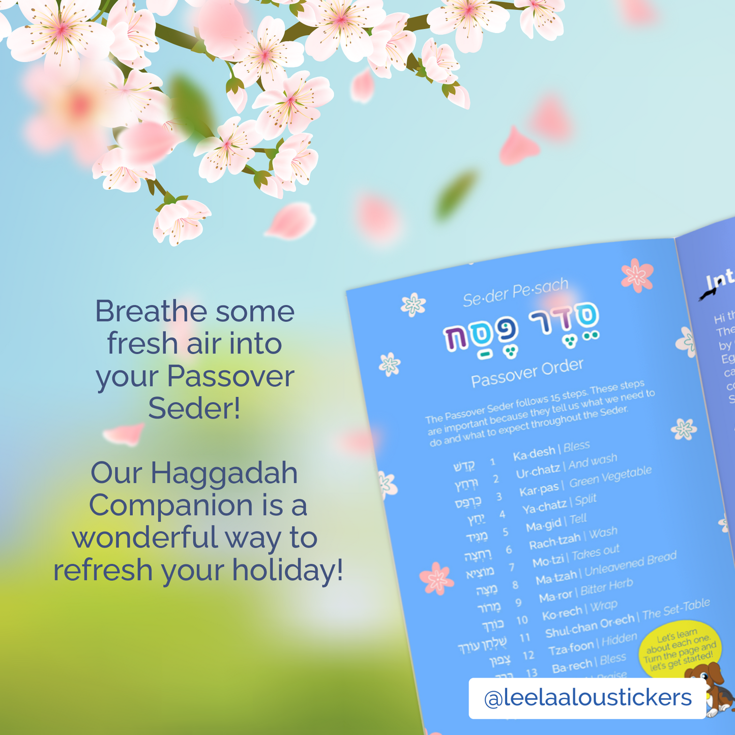 The Passover Haggadah Companion - A sticker activity booklet