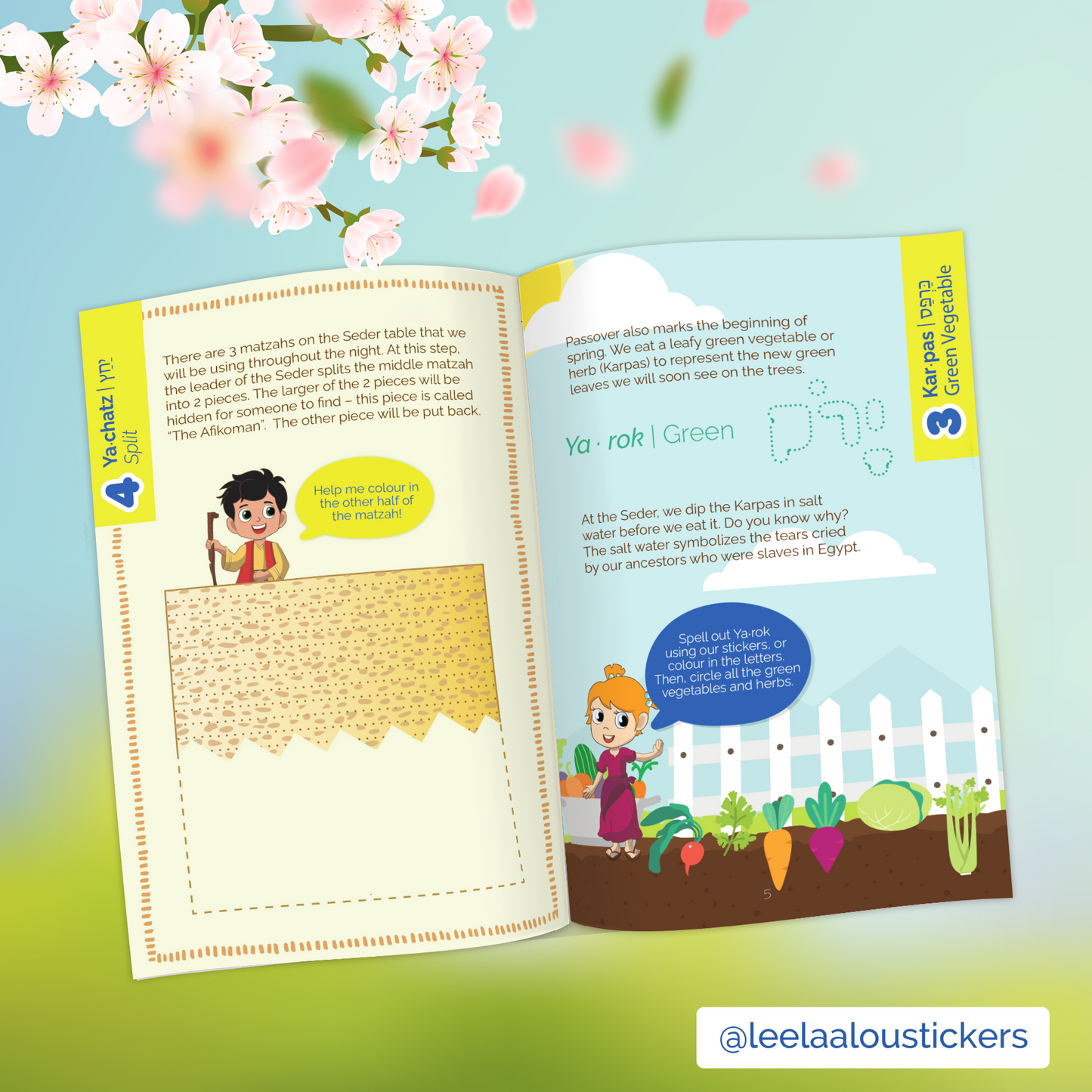 The Passover Haggadah Companion - A sticker activity booklet